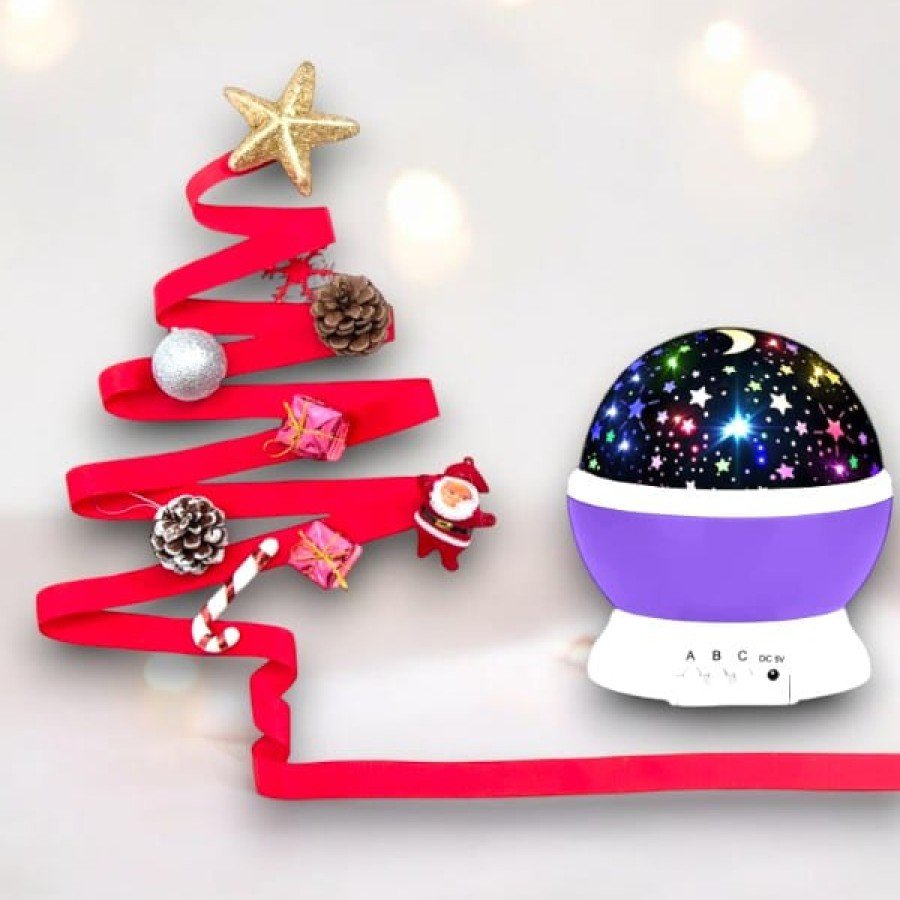 Projector Table and Night Lamp with Starry Sky Effect