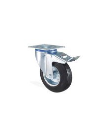 Swivel Service Wheel with Brake 125 mm