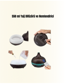 Quiet Working Aromatherapy Diffuser – 4 Time Settings, 7 Color Light Options