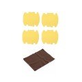 Set of 5 Car Door Handle Protector Anti-Scratch Transparent Sticker Film Protection Set