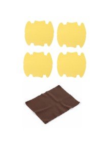 Set of 5 Car Door Handle Protector Anti-Scratch Transparent Sticker Film Protection Set