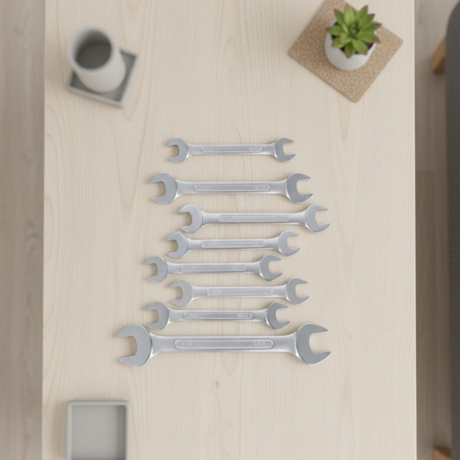 Long Life Combination Wrench Set 8 Pieces Long Life Combination Wrench Set 8 Pieces