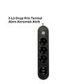 Triple Socket CXE103 with 3 USB Ports