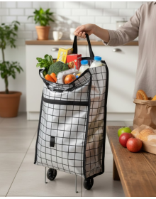 Robust Body and Silent Wheeled Market and Grocery Bag