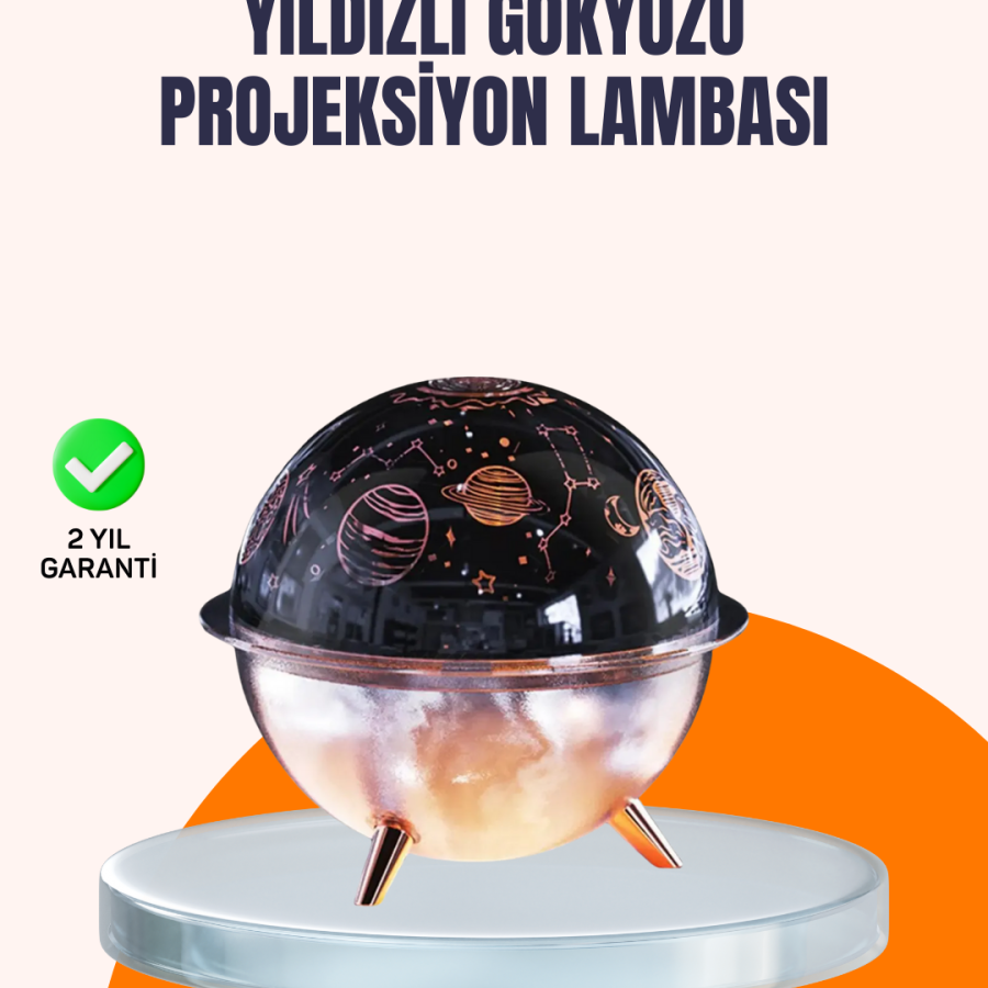 Projection Humidifier Night Light with Cosmic Light Effect