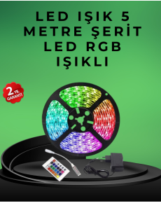 5 Meter Remote Controlled LED Strip with Practical Installation