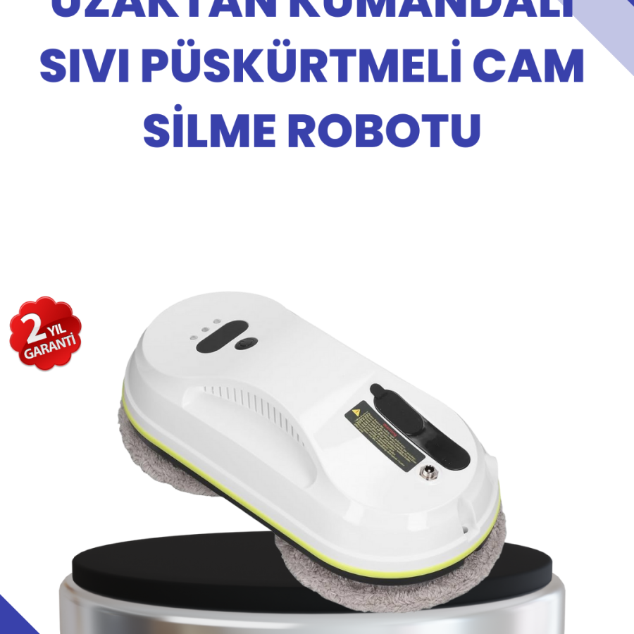 Smart Glass and Window Cleaning Robot with Remote Control