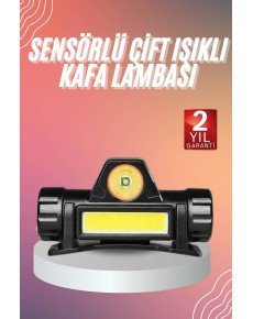 Head Lamp Work Light Head Torch Rechargeable Magnetic Flashlight