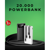 20,000mAh Fast Charging Powerbank with LED Light for Camping and Travel