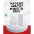 Stylishly Designed MagSafe Car Phone Holder with Type-C Port