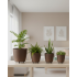 4-PIECE VASE BROWN