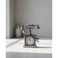 N8808B PHONE-SHAPED ALARM CLOCK SILVER N8808B PHONE-SHAPED ALARM CLOCK SILVER