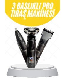 Shaver Professional 3in1 Men's Grooming with 3 Heads with Digital Display