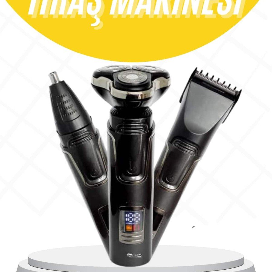 Shaver Professional 3in1 Men s Grooming with 3 Heads with Digital Display Shaver Professional 3in1 Men s Grooming with 3 Heads with Digital Display