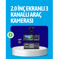 3 Camera In-Car Recorder Water and Dust Resistant Design 3 Camera In-Car Recorder Water and Dust Resistant Design