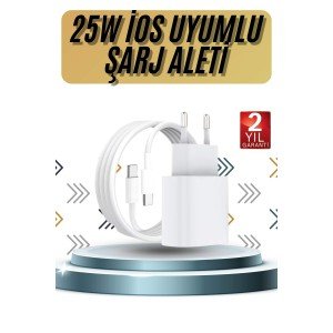 15/Pro/Pro Max 20W iOS Compatible Fast Charger with Adapter White