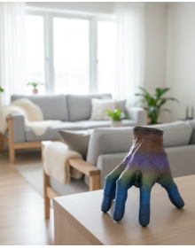DECORATIVE HAND LARGE COLORFUL