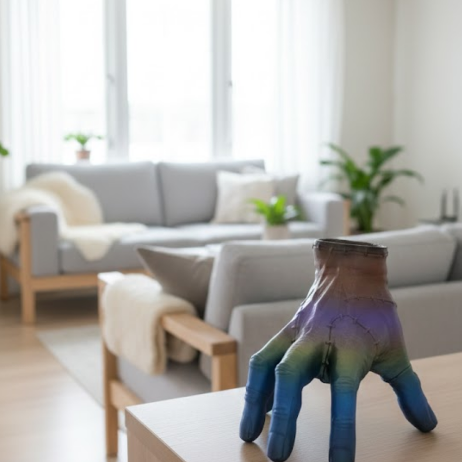 DECORATIVE HAND LARGE COLORFUL