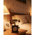 ZN8808B PHONE SHAPE ALARM CLOCK BRONZE ZN8808B PHONE SHAPE ALARM CLOCK BRONZE