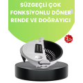 Ergonomic Vegetable Grater and Slicer with Strainer