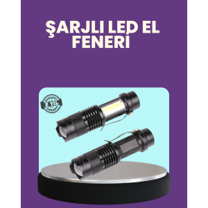 Water Resistant 4 Modes Mini LED Flashlight