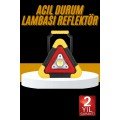 Reflector Illuminated Warning Lamp Rechargeable Multi-Function Illuminated Triangle Reflector Reflector Illuminated Warning Lamp Rechargeable Multi-Function Illuminated Triangle Reflector