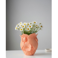 ORANGE FLOWER VASE ORANGE FLOWER VASE