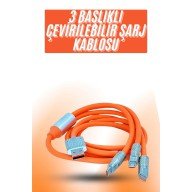 Multiple Charging Cable USB Type-C IOS Compatible 120W Fast Charging Cable