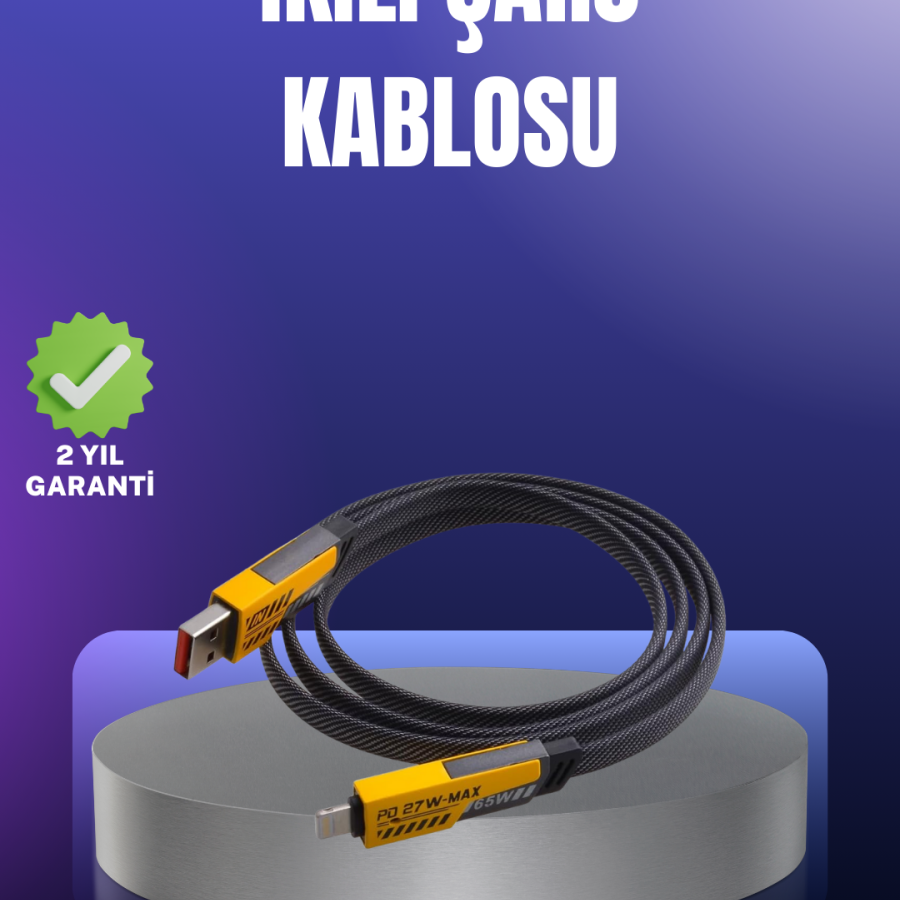 Durable Metal Head Fast Charging Cable with Universal Compatibility