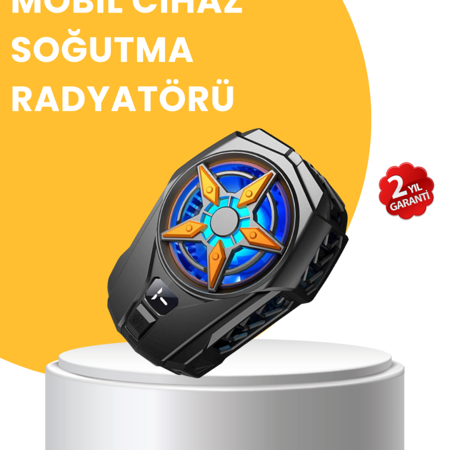 Universal Phone Cooling Fan with Digital Display