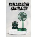 Foldable Telescopic Rechargeable Fan Desktop Cooling Fan
