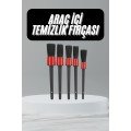 5 Pieces Auto Detail Cleaner Vehicle Interior Cleaning Brush Set Seat Upholstery Door Dusting Brush
