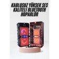 Portable Wireless Bluetooth Speaker Long Battery Life LED Light