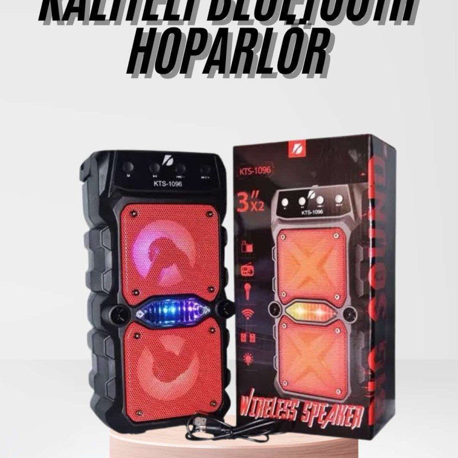 Portable Wireless Bluetooth Speaker Long Battery Life LED Light