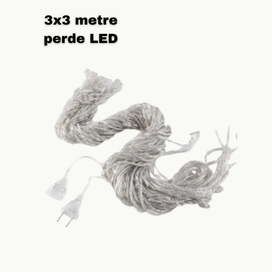 3x3 LED Light Curtain Waterfall Model Indoor Outdoor Decoration