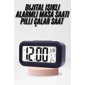 Digital Illuminated Alarm Desk Screen Battery Operated Alarm Clock