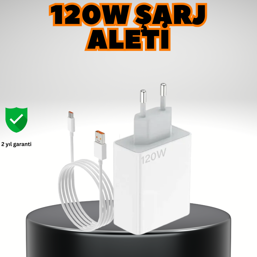 120 Watt Ultra Fast Charging Set Compatible with Realme 7 8 9 Pro