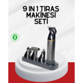 Rechargeable 9 in 1 Multi-Purpose Men s Grooming Set Washable Heads Rechargeable 9 in 1 Multi-Purpose Men s Grooming Set Washable Heads