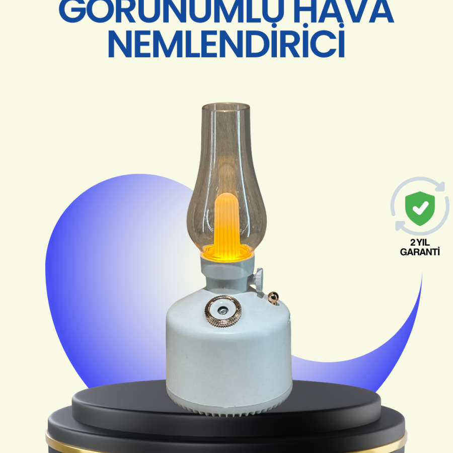 Retro Gas Lamp Diffuser USB Rechargeable Air Humidifier with 280ml Tank Retro Gas Lamp Diffuser USB Rechargeable Air Humidifier with 280ml Tank