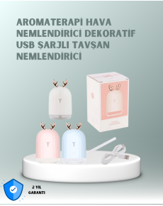 200 ml Rabbit Ear Ultrasonic Air Humidifier and Night Light