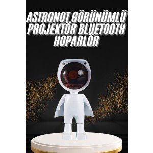180 Degree Rotatable Astronaut Table and Night Light Projector