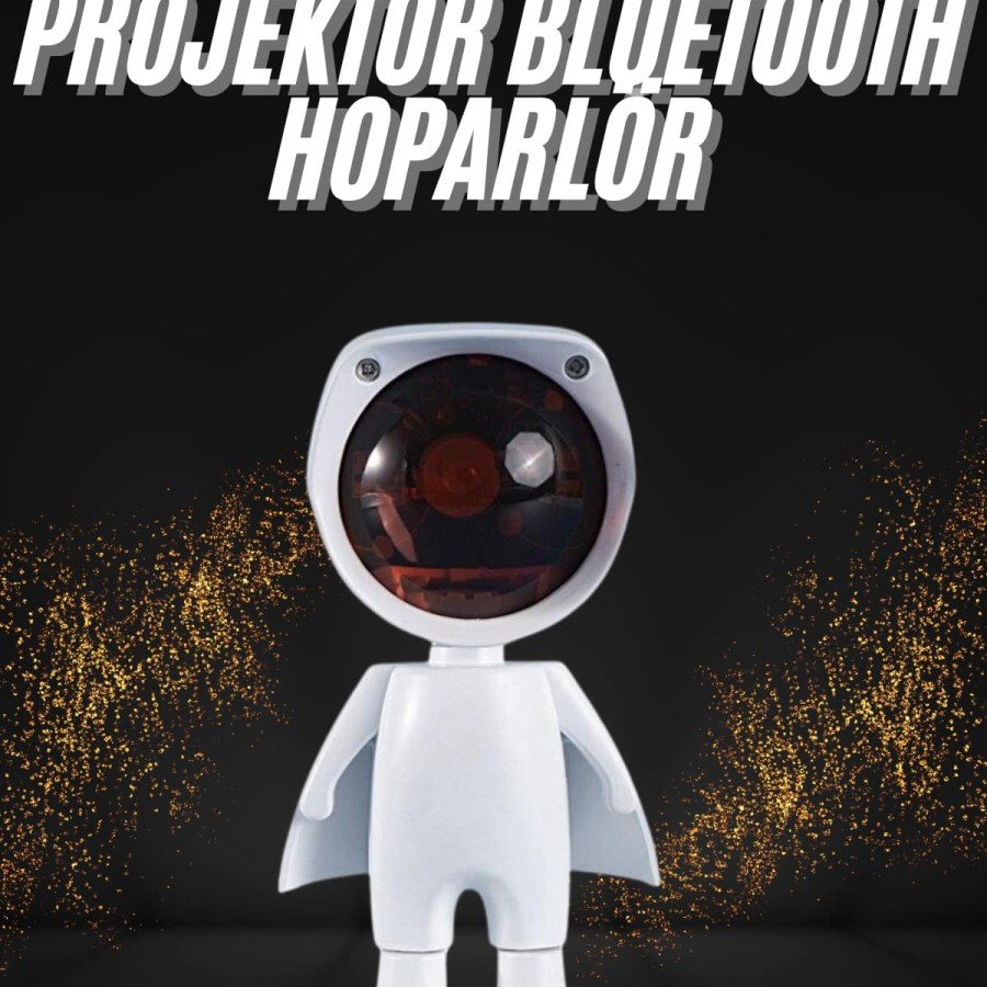 180 Degree Rotatable Astronaut Table and Night Light Projector