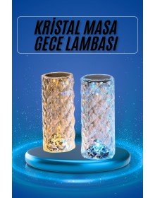 New Generation Modern Crystal Table and Night Light Touch Color Changing