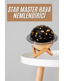 Air Humidifier LED Illuminated Night Light Star Appearance Color Changing