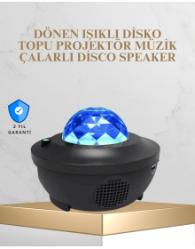 Bluetooth & USB Music Player Night Light – 50m² Coverage, Remote Control