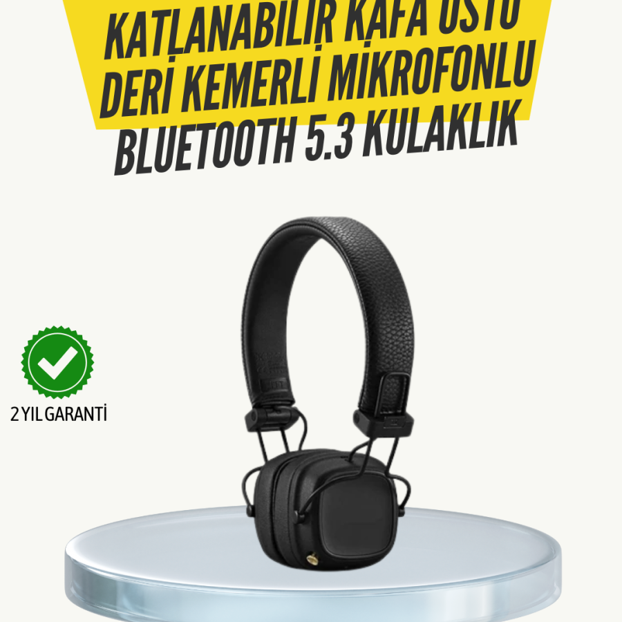 Ergonomic Comfortable Wireless On-Ear Bluetooth Headset