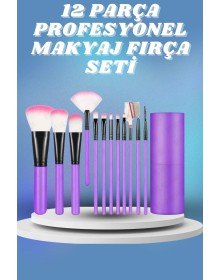 12 Piece Soft Tip Makeup Brush Set - Brush Set for Eye and Face Makeup Professional Makeup Set