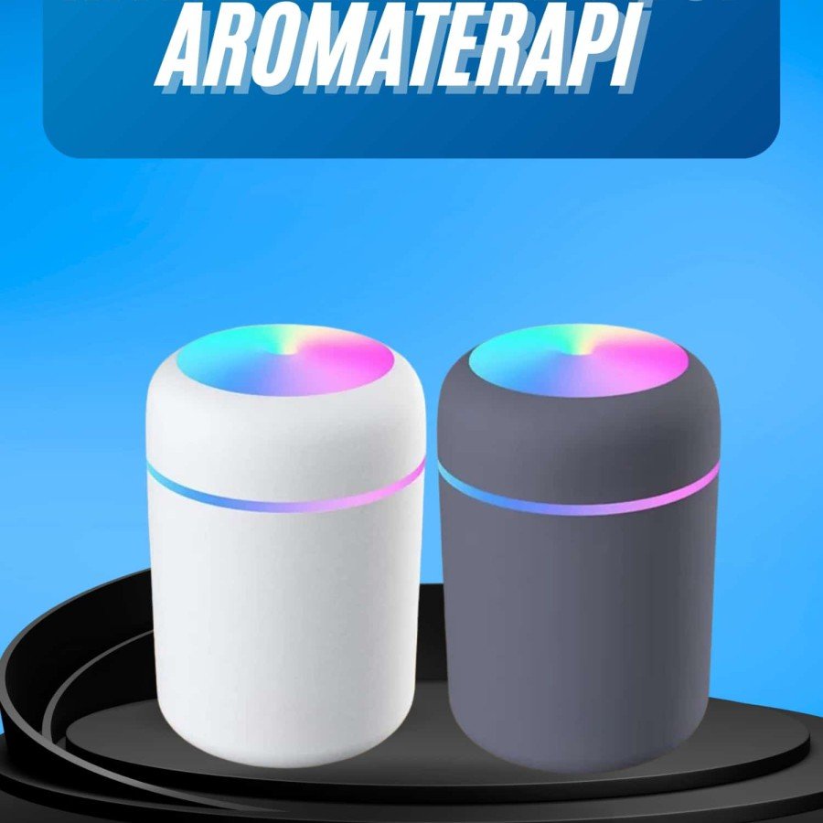 Humidifier LED Lighted Mini Ambient Air Freshener Aromatherapy Steaming Pot Humidifier LED Lighted Mini Ambient Air Freshener Aromatherapy Steaming Pot