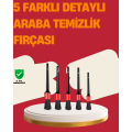 Vehicle Interior Detailed Cleaning Set-Car Rim and Interior Surface Cleaning Brushes