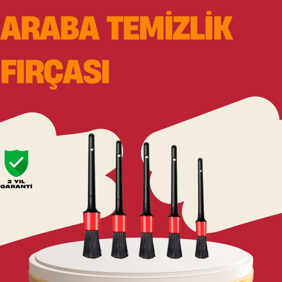 Vehicle Interior Detailed Cleaning Set-Car Rim and Interior Surface Cleaning Brushes